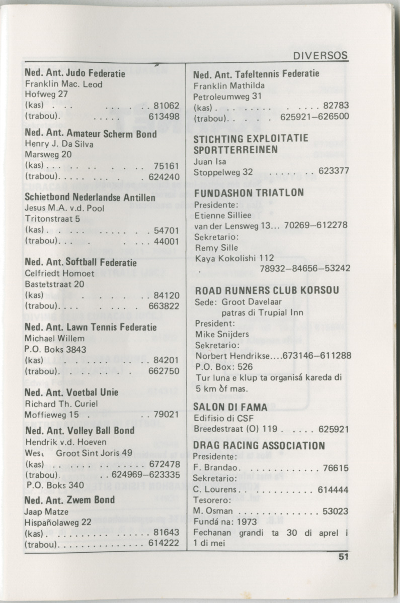 Guia di deporte 1986 : edukashon, fisiko i rekreashon - Page 57