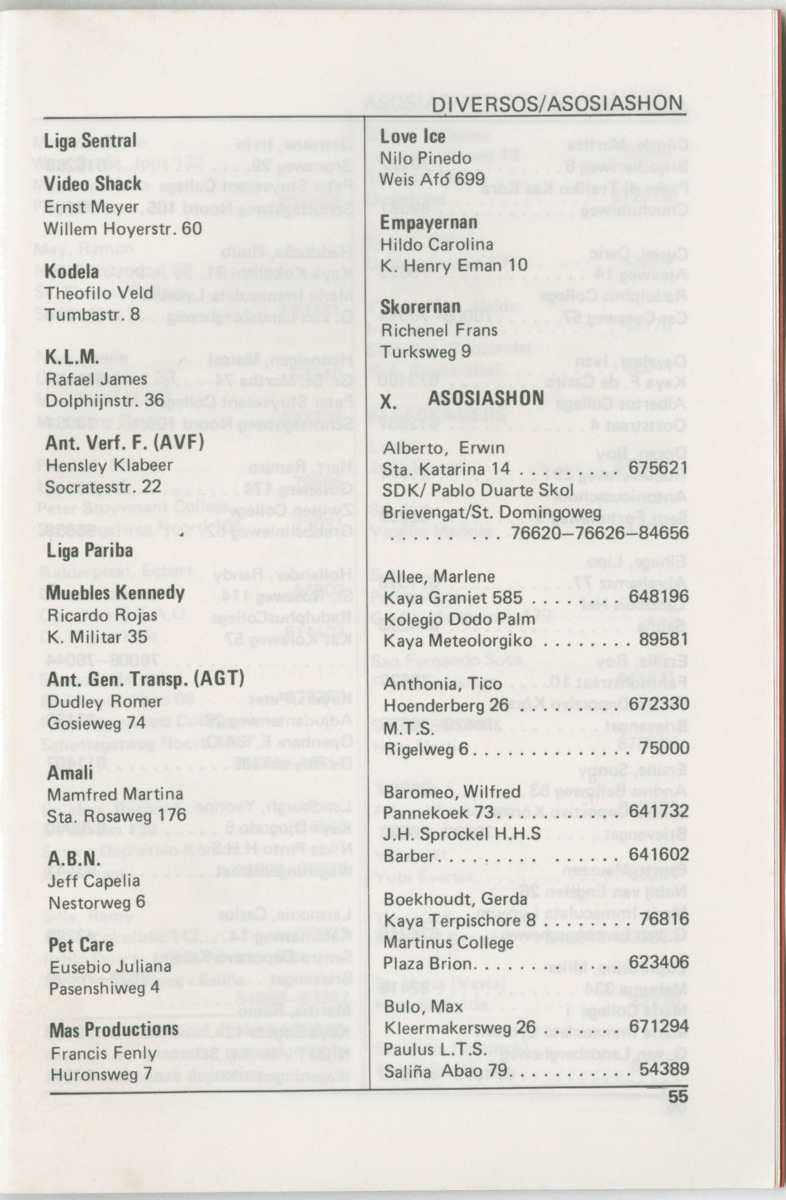 Guia di deporte 1986 : edukashon, fisiko i rekreashon - Page 61