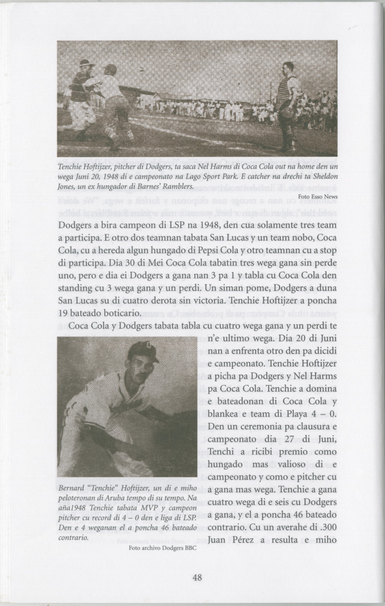 Historia di baseball di Aruba e prome añanan : di "Bomba" pa XIII Serie Mundial di Baseball Amateur - Page 50