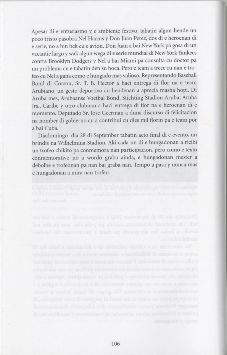 Historia di baseball di Aruba e prome añanan : di "Bomba" pa XIII Serie Mundial di Baseball Amateur - Page 108