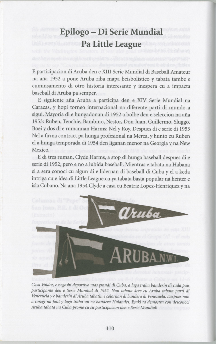 Historia di baseball di Aruba e prome añanan : di "Bomba" pa XIII Serie Mundial di Baseball Amateur - Page 112