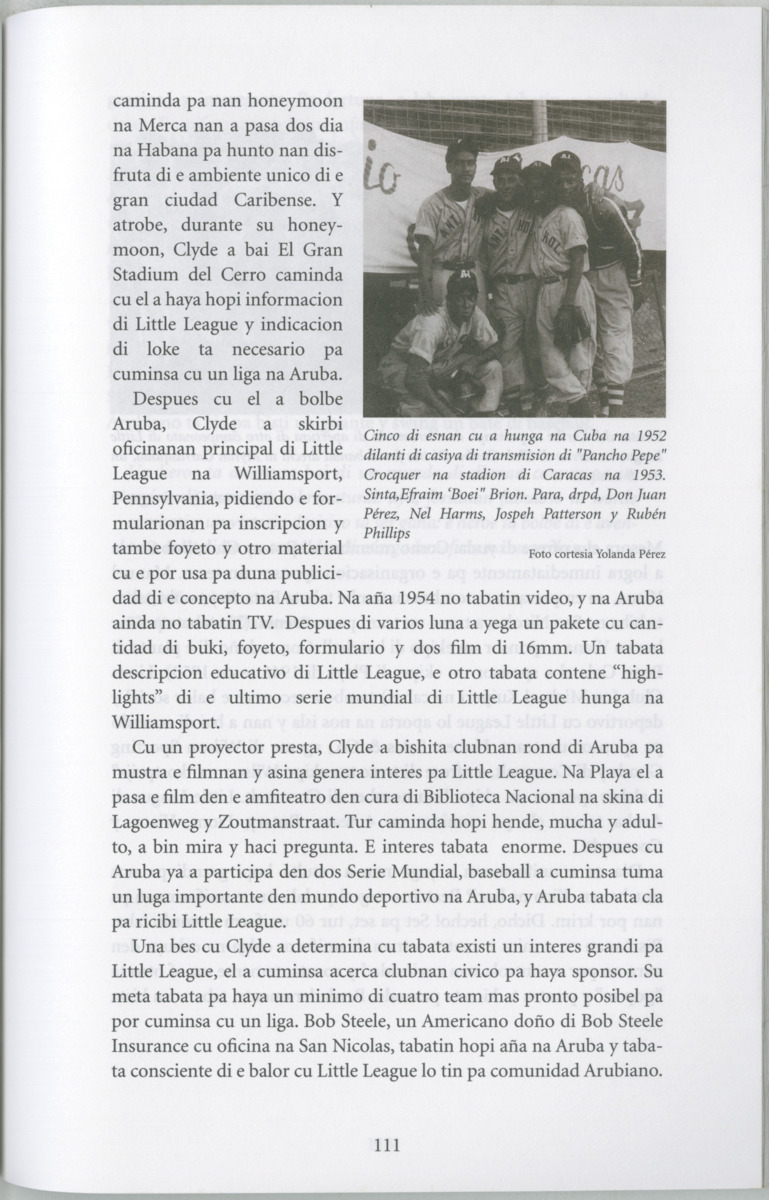 Historia di baseball di Aruba e prome añanan : di "Bomba" pa XIII Serie Mundial di Baseball Amateur - Page 113