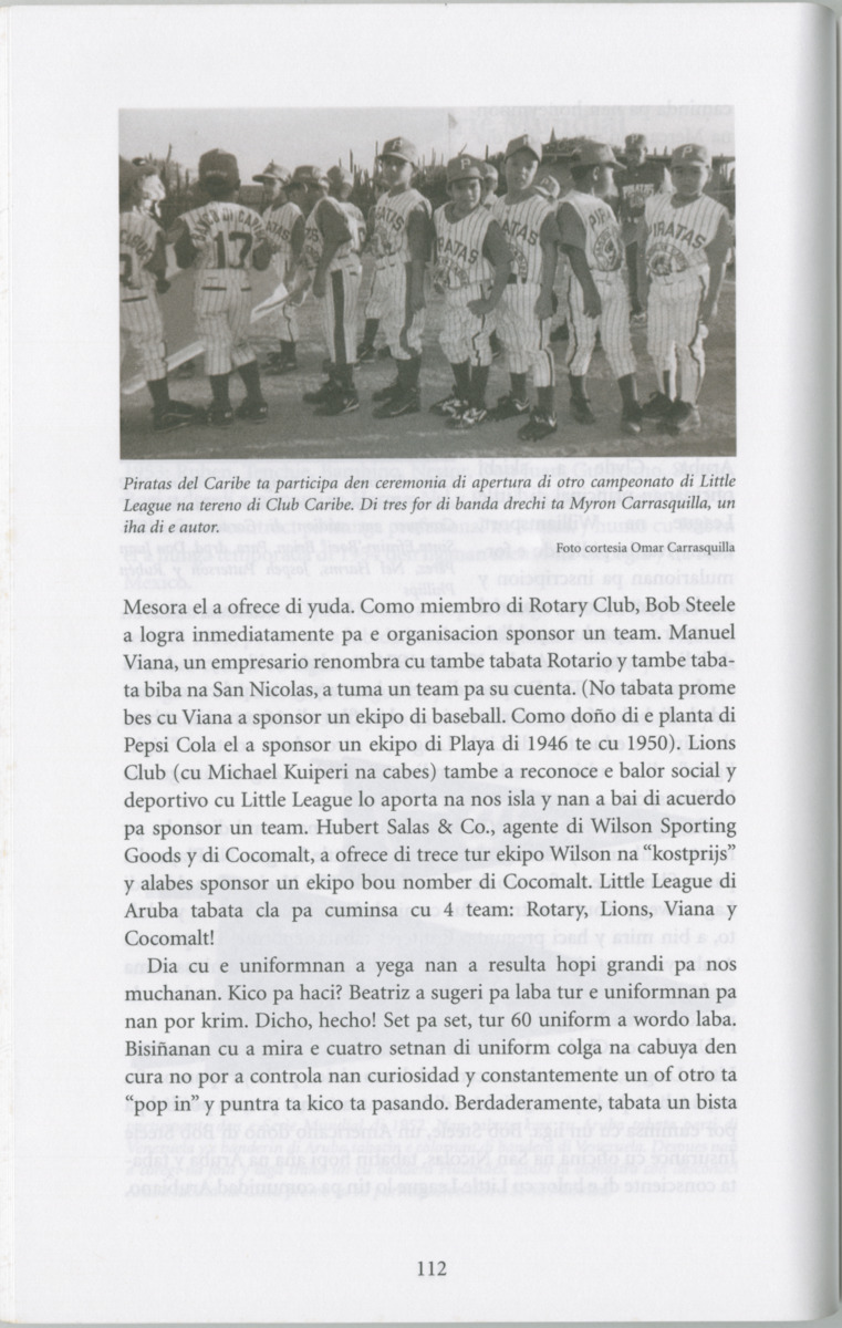 Historia di baseball di Aruba e prome añanan : di "Bomba" pa XIII Serie Mundial di Baseball Amateur - Page 114