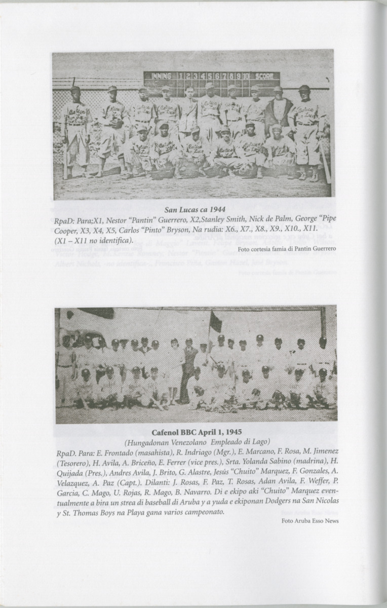Historia di baseball di Aruba e prome añanan : di "Bomba" pa XIII Serie Mundial di Baseball Amateur - Page 133