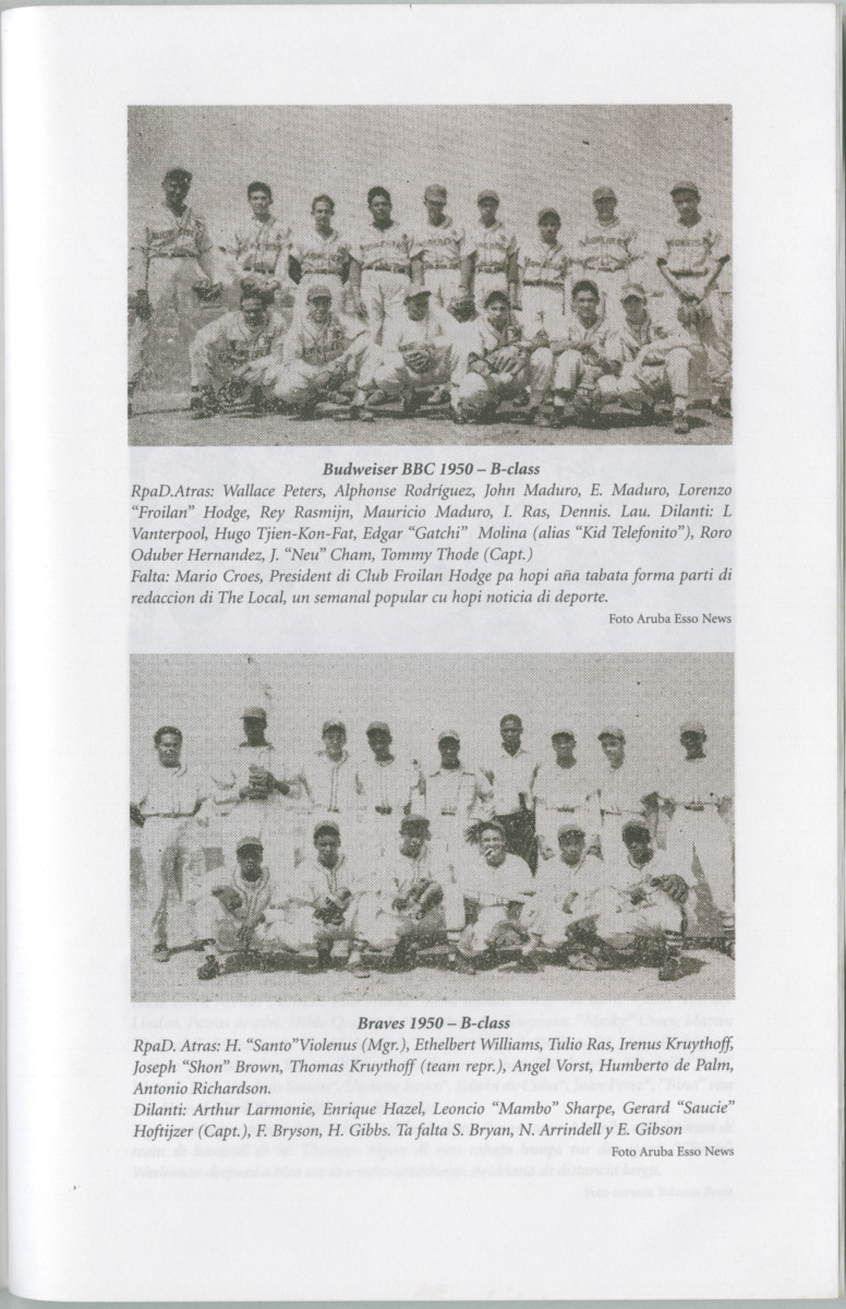 Historia di baseball di Aruba e prome añanan : di "Bomba" pa XIII Serie Mundial di Baseball Amateur - Page 148