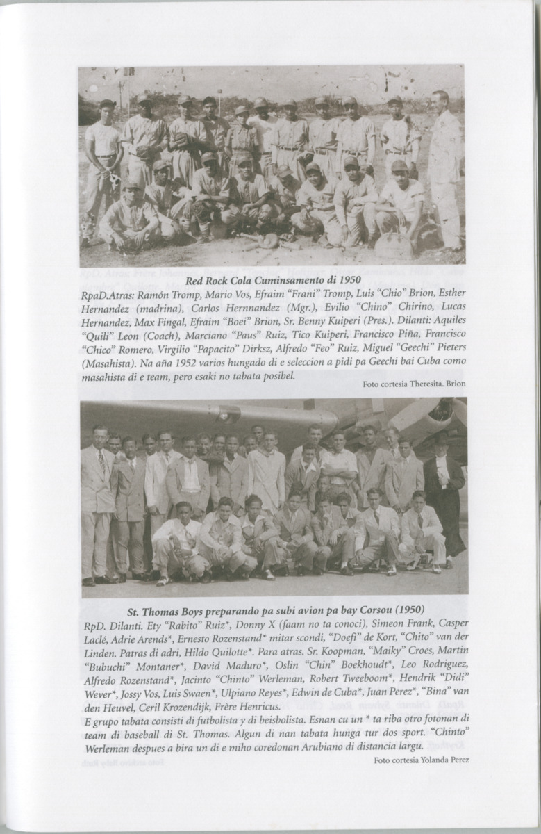 Historia di baseball di Aruba e prome añanan : di "Bomba" pa XIII Serie Mundial di Baseball Amateur - Page 150