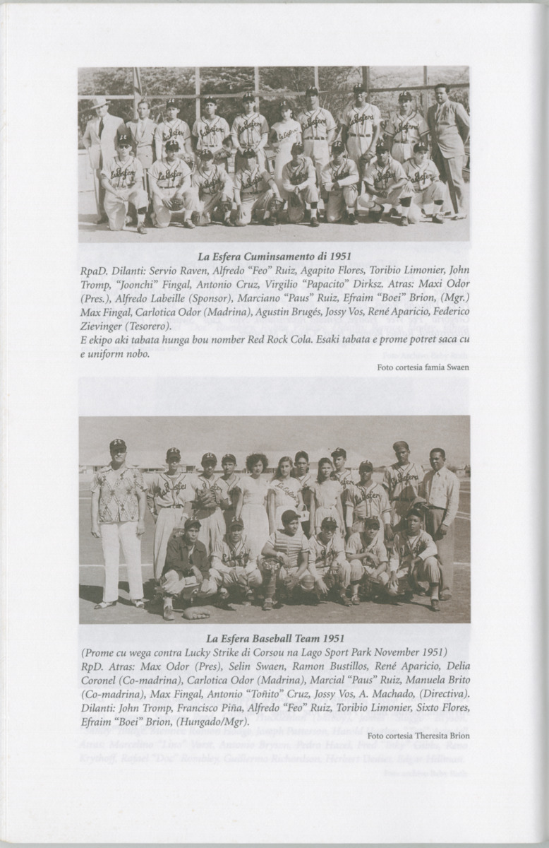 Historia di baseball di Aruba e prome añanan : di "Bomba" pa XIII Serie Mundial di Baseball Amateur - Page 153