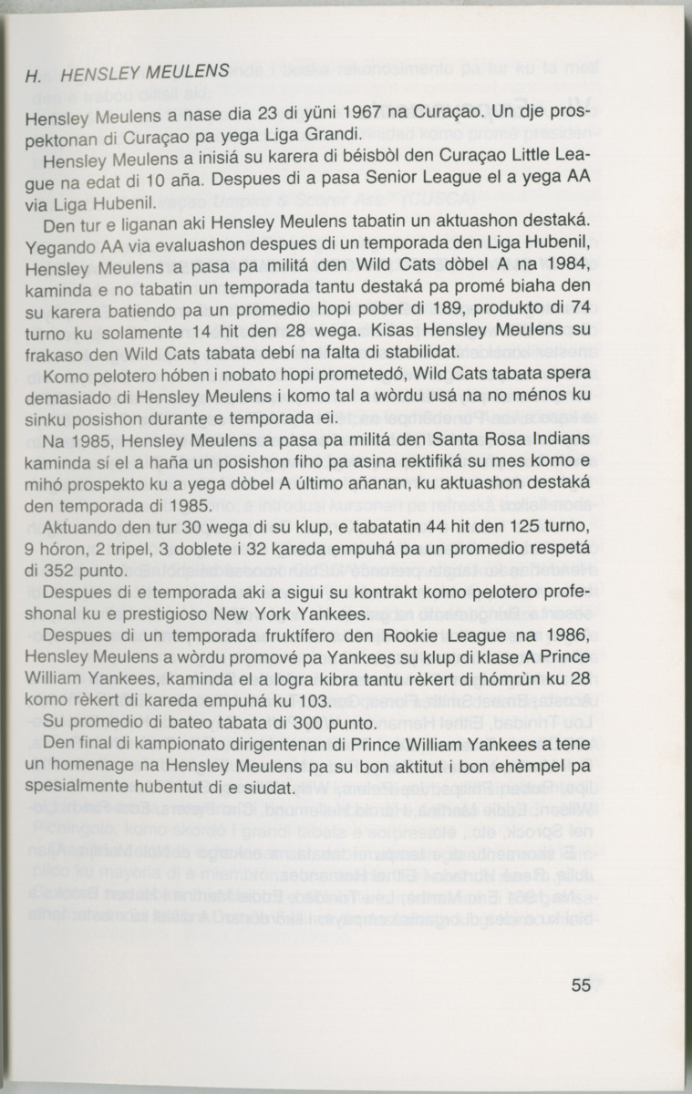 Hómrùn: béisbòl di Curaçao : di greis te Yankee Stadium - Page 57