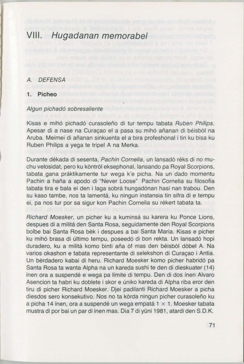 Hómrùn: béisbòl di Curaçao : di greis te Yankee Stadium - Page 73
