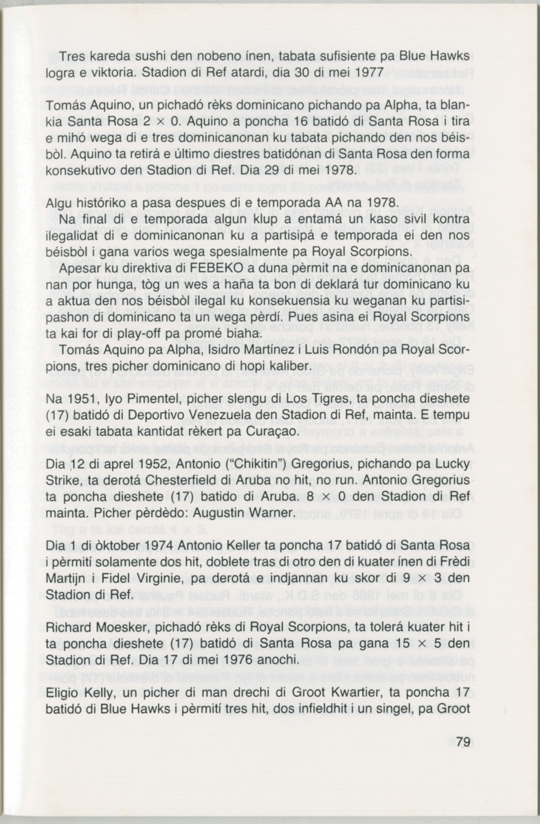 Hómrùn: béisbòl di Curaçao : di greis te Yankee Stadium - Page 81