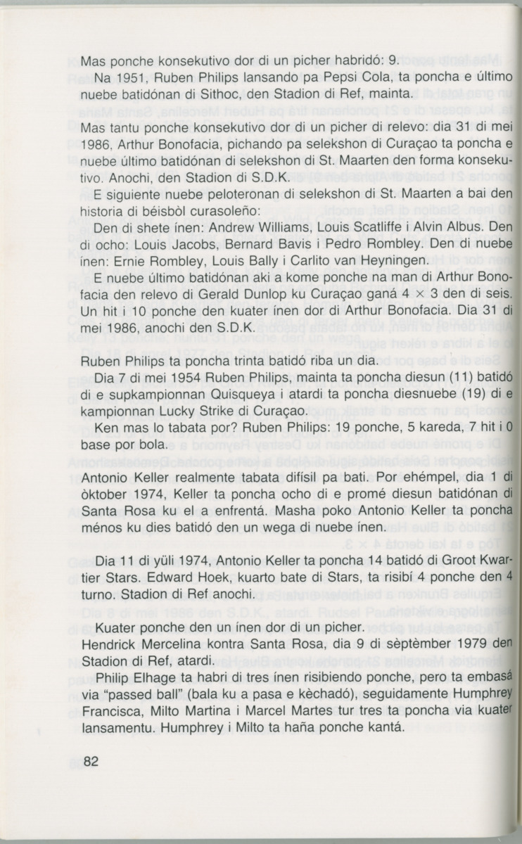 Hómrùn: béisbòl di Curaçao : di greis te Yankee Stadium - Page 84
