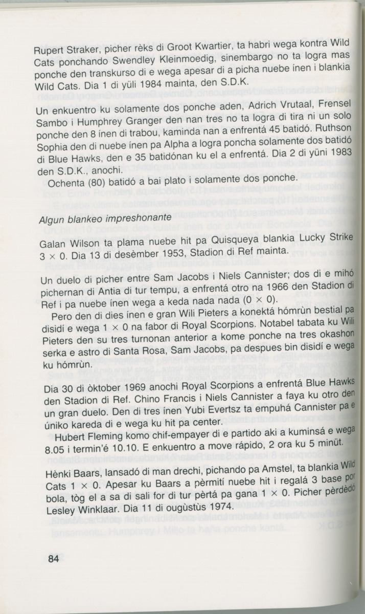 Hómrùn: béisbòl di Curaçao : di greis te Yankee Stadium - Page 86