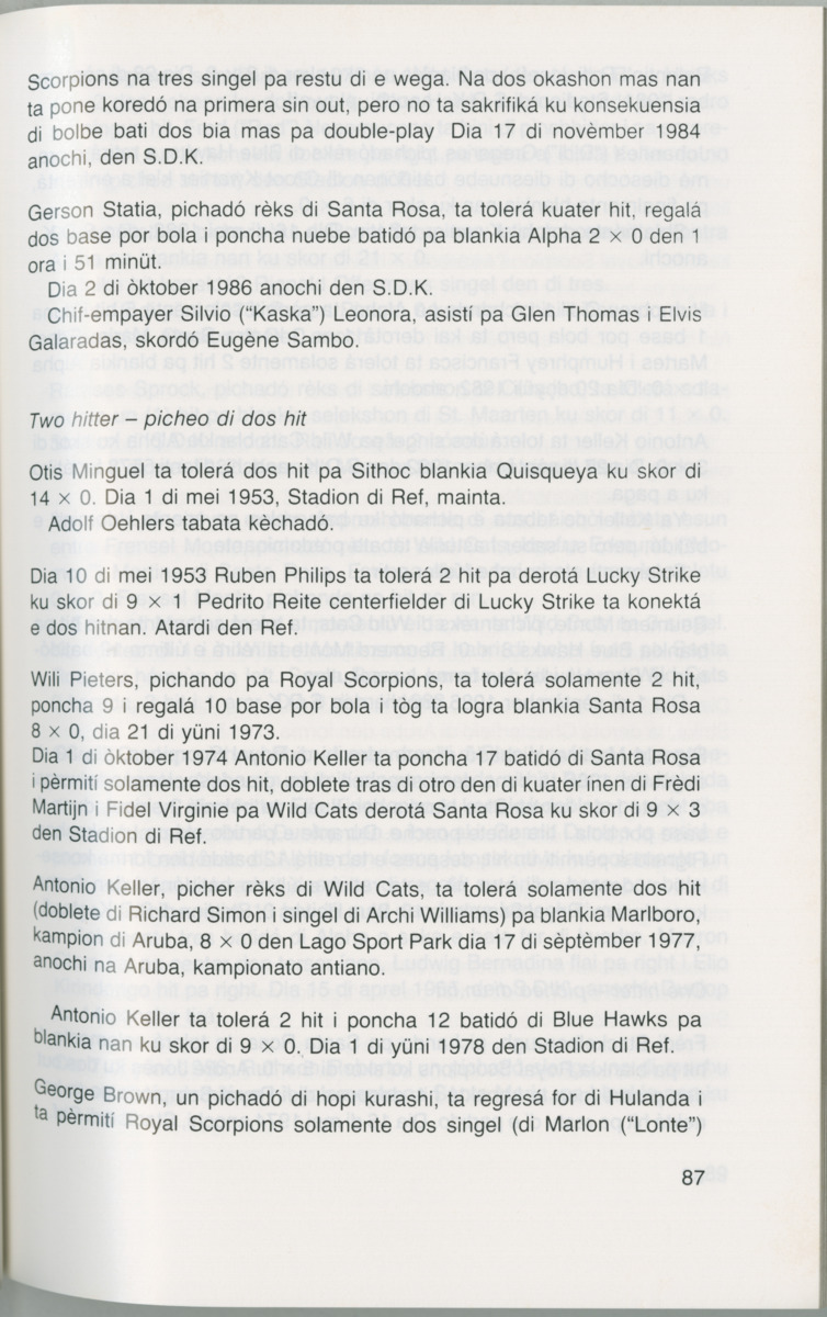 Hómrùn: béisbòl di Curaçao : di greis te Yankee Stadium - Page 89