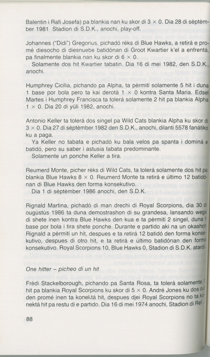 Hómrùn: béisbòl di Curaçao : di greis te Yankee Stadium - Page 90