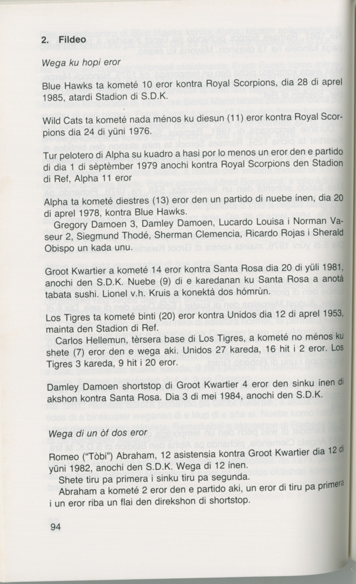 Hómrùn: béisbòl di Curaçao : di greis te Yankee Stadium - Page 96