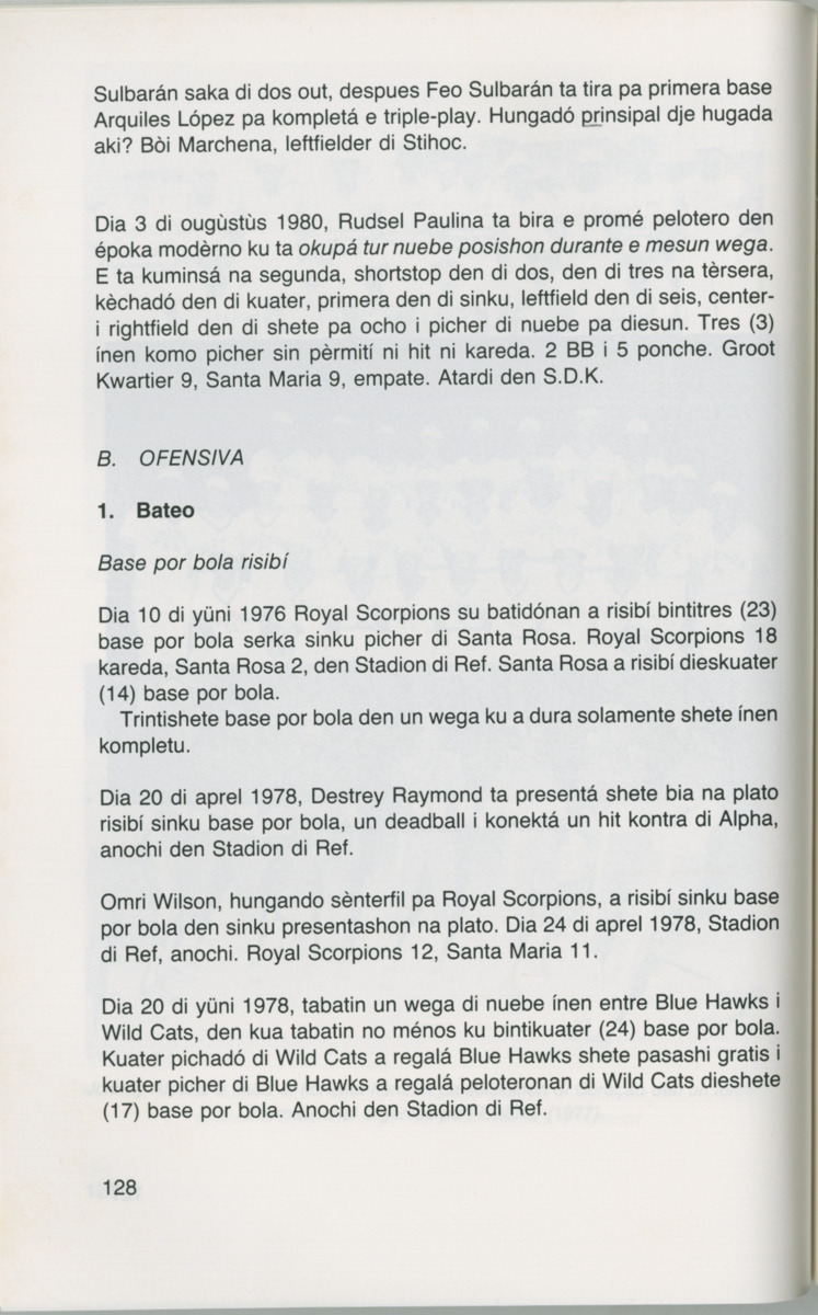 Hómrùn: béisbòl di Curaçao : di greis te Yankee Stadium - Page 130