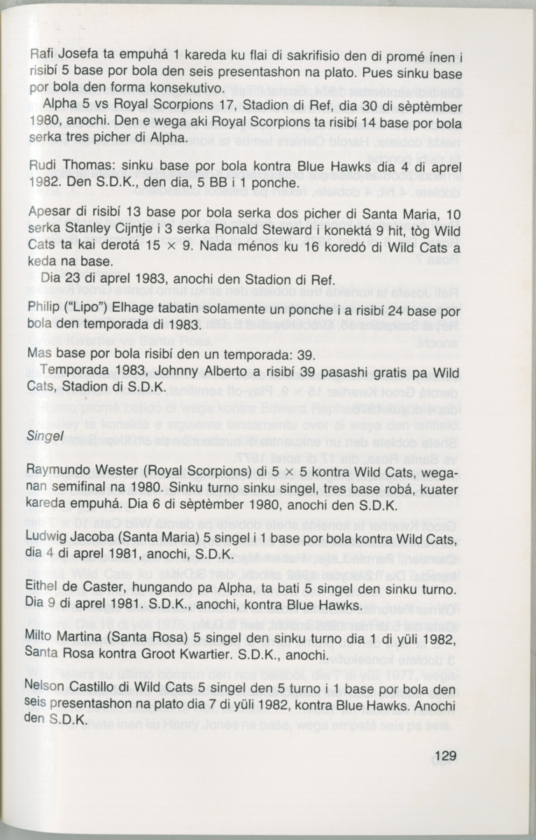 Hómrùn: béisbòl di Curaçao : di greis te Yankee Stadium - Page 131