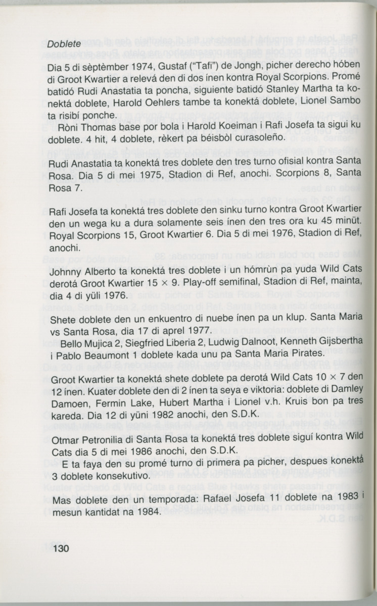 Hómrùn: béisbòl di Curaçao : di greis te Yankee Stadium - Page 132