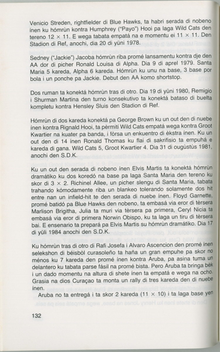 Hómrùn: béisbòl di Curaçao : di greis te Yankee Stadium - Page 134