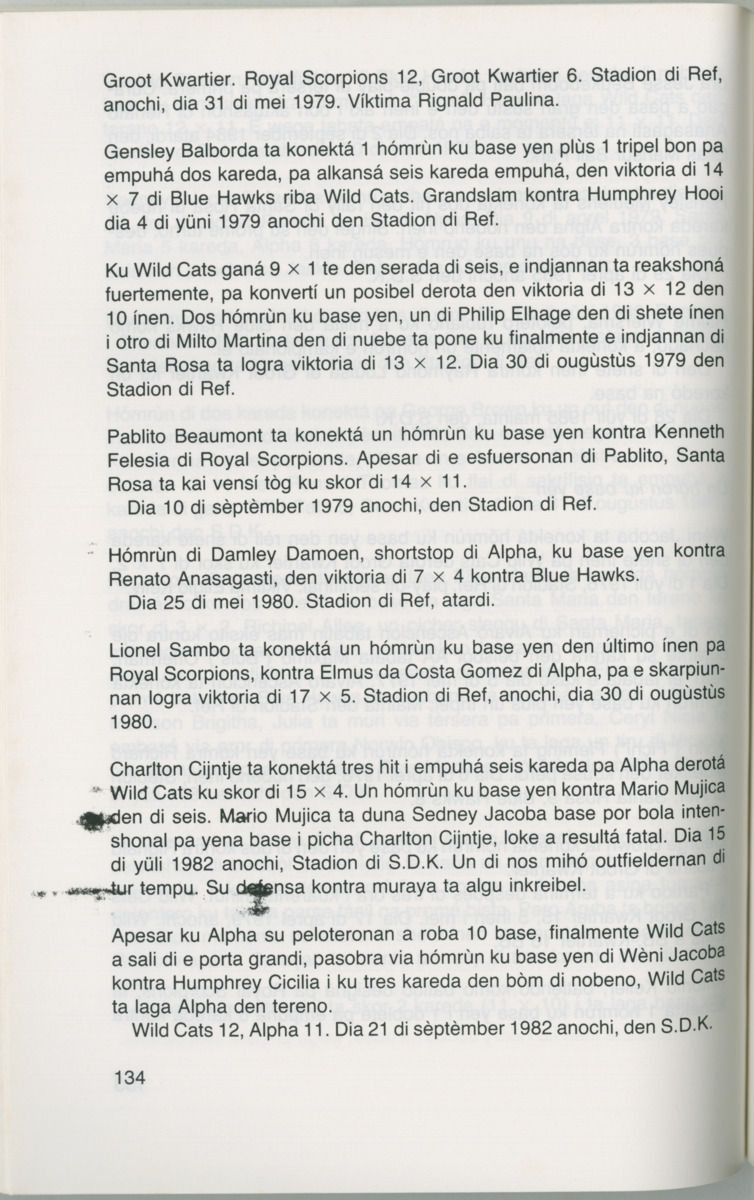 Hómrùn: béisbòl di Curaçao : di greis te Yankee Stadium - Page 136