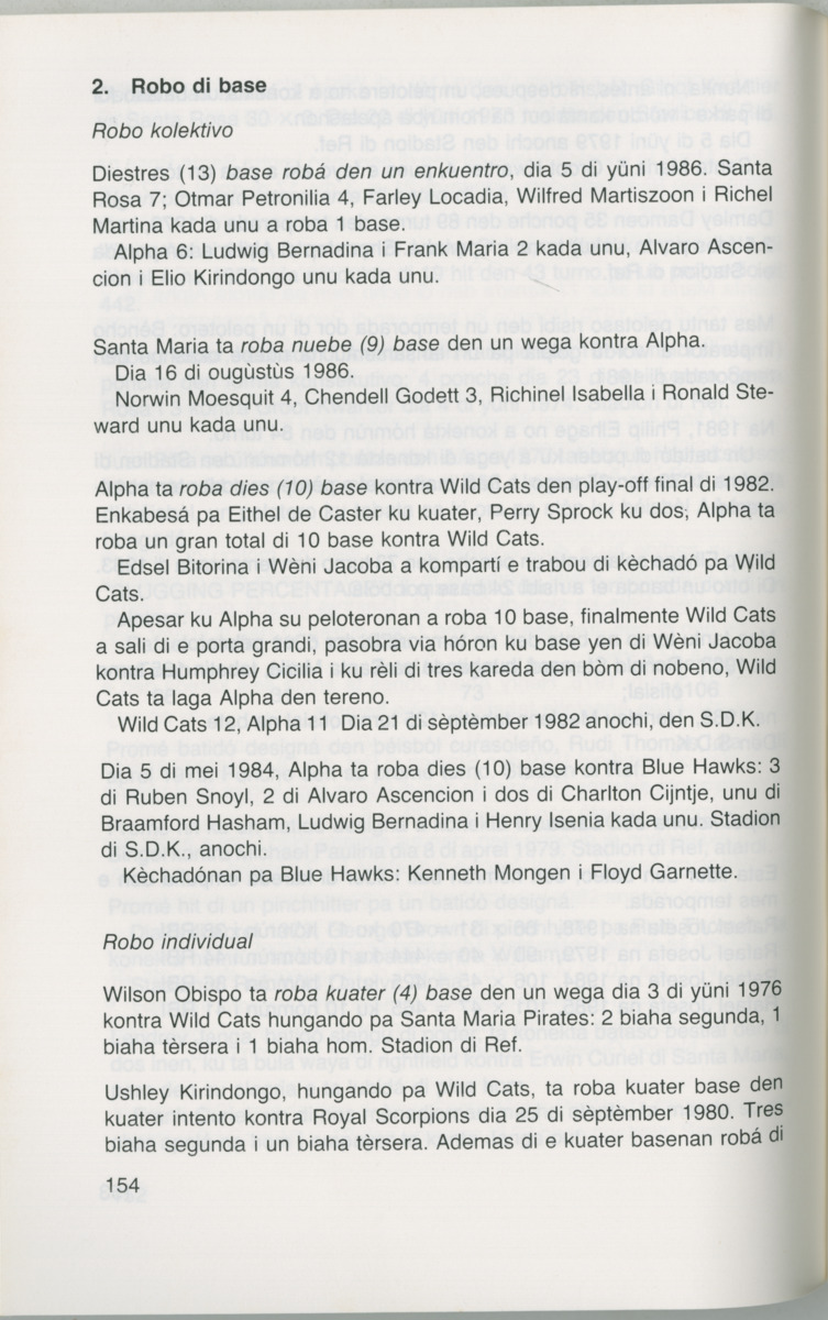 Hómrùn: béisbòl di Curaçao : di greis te Yankee Stadium - Page 156