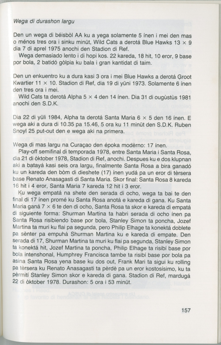 Hómrùn: béisbòl di Curaçao : di greis te Yankee Stadium - Page 159