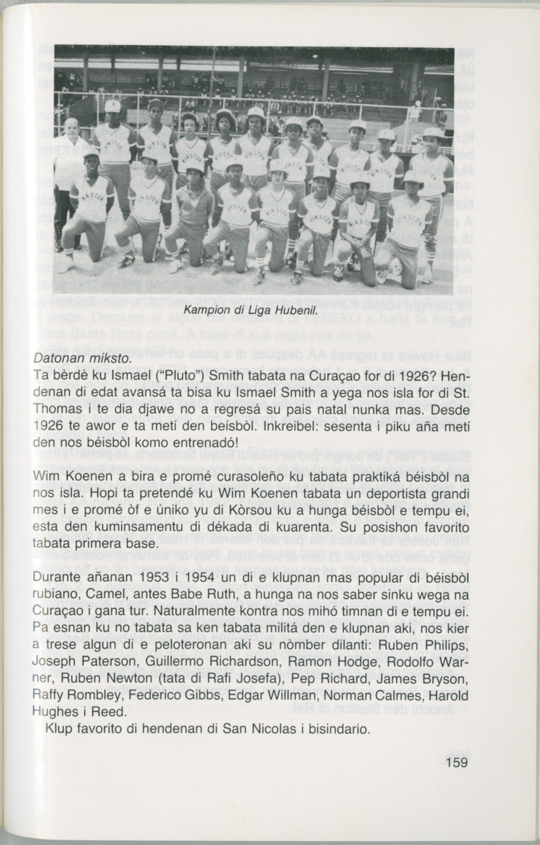 Hómrùn: béisbòl di Curaçao : di greis te Yankee Stadium - Page 161
