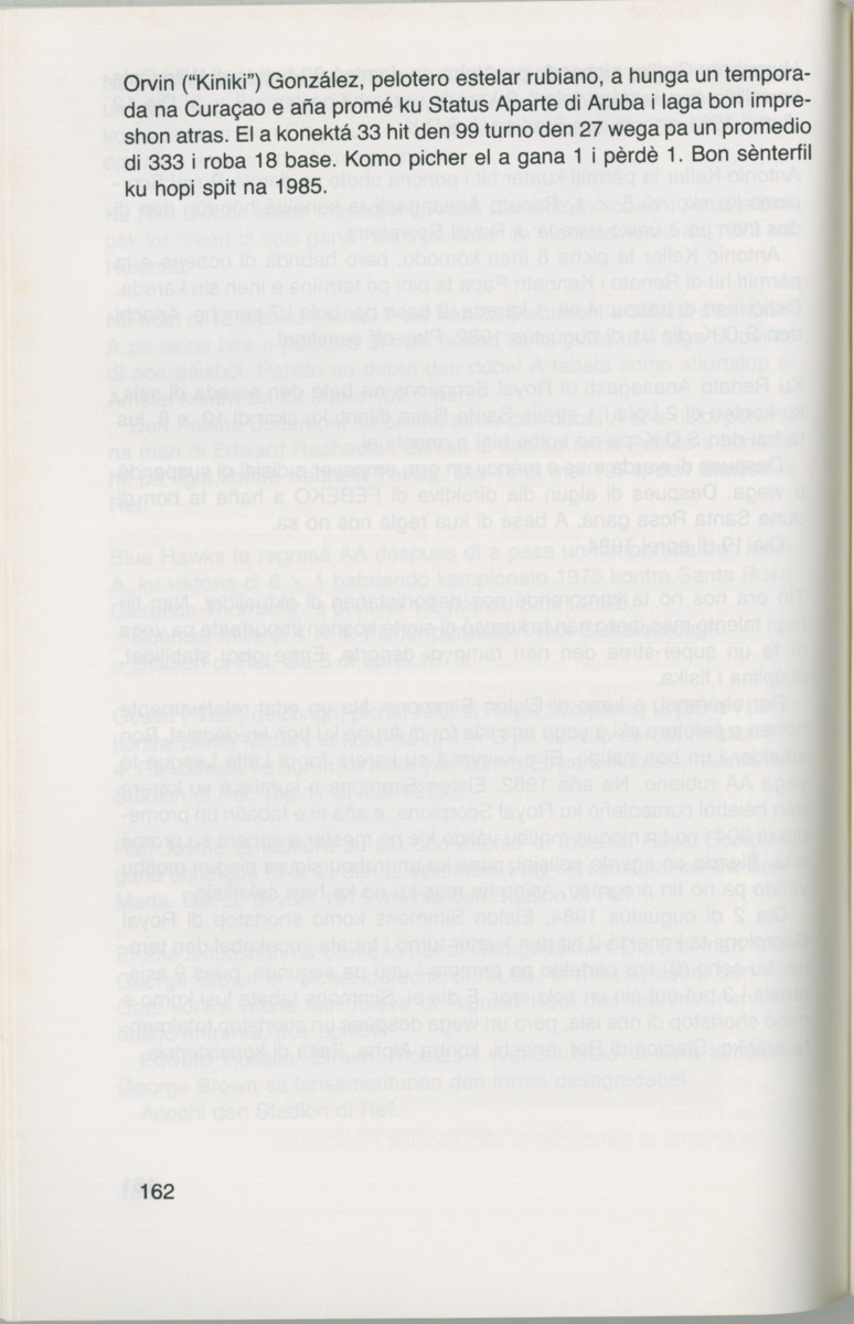 Hómrùn: béisbòl di Curaçao : di greis te Yankee Stadium - Page 164