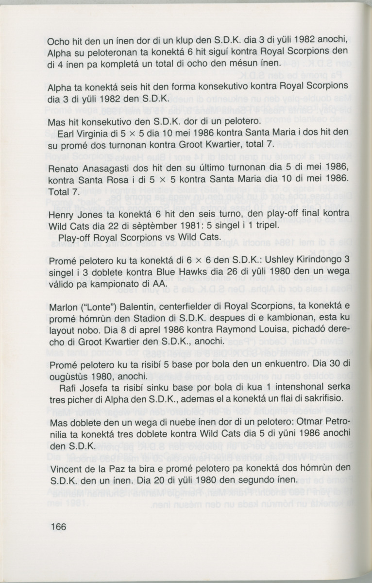 Hómrùn: béisbòl di Curaçao : di greis te Yankee Stadium - Page 168