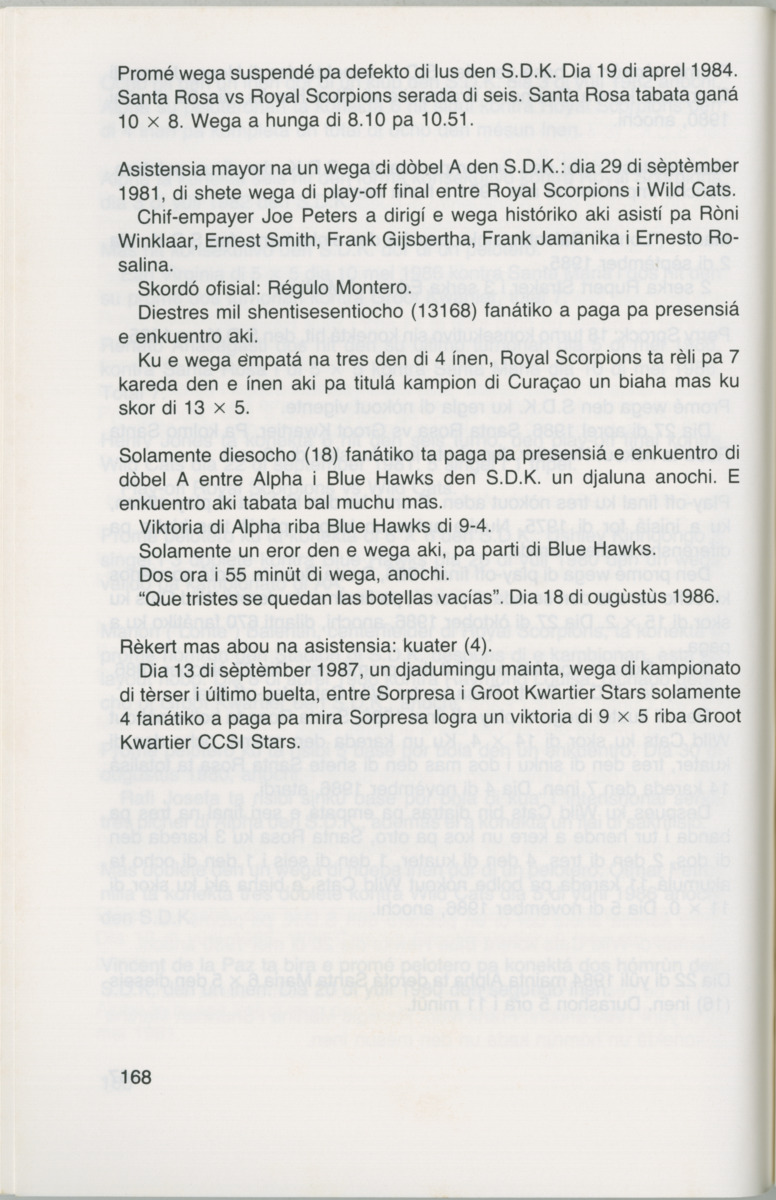 Hómrùn: béisbòl di Curaçao : di greis te Yankee Stadium - Page 170