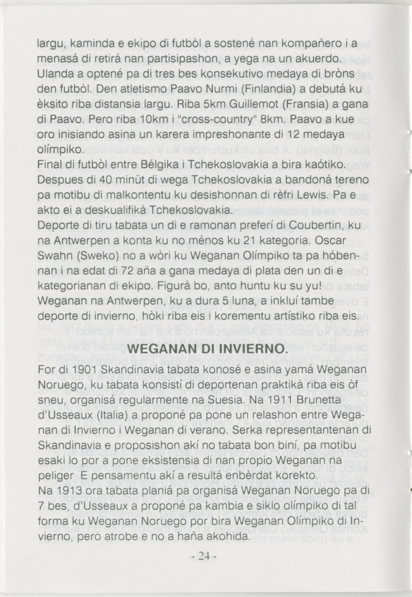 Istoria di Weganan Olimpiko ( -776 te ku 1992) - Page 26