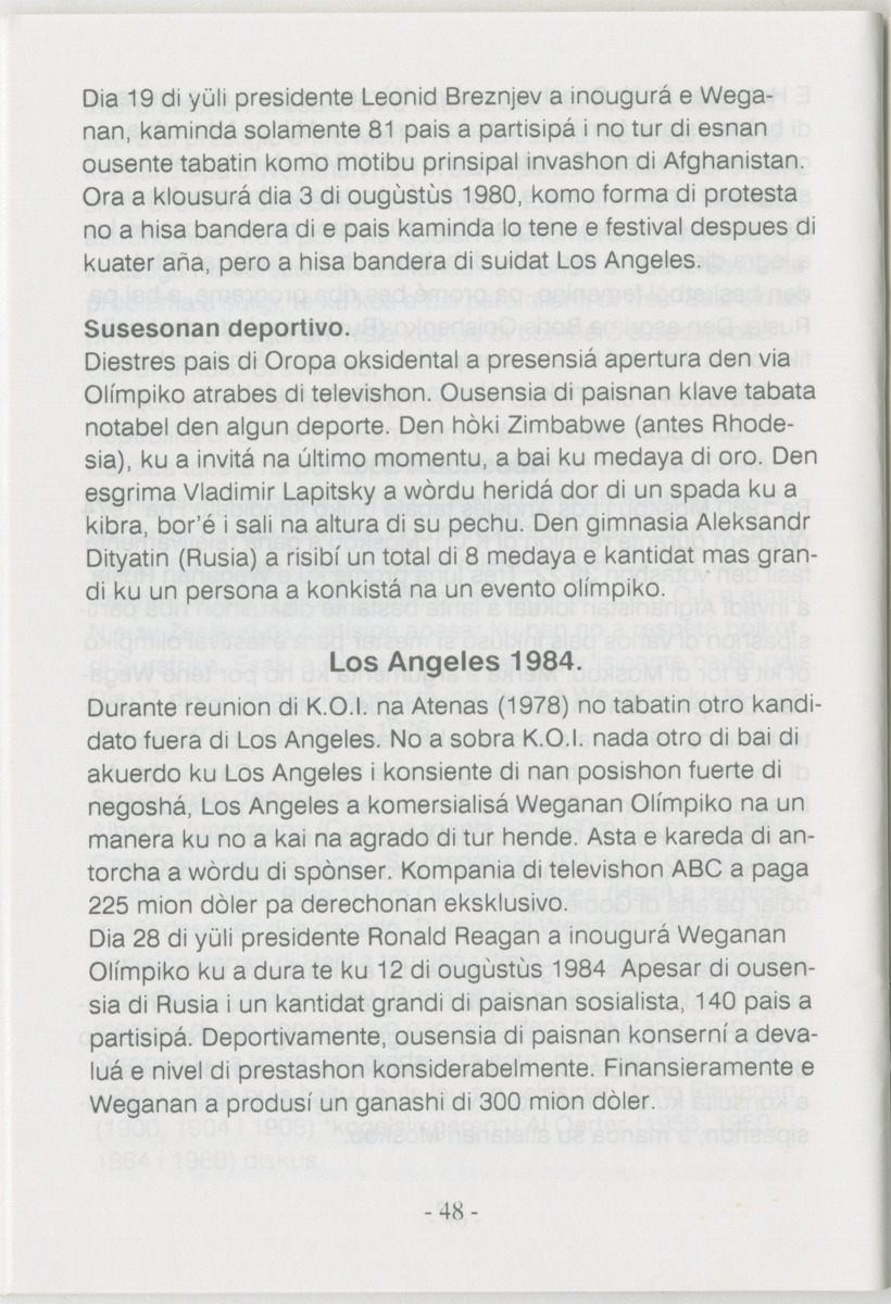 Istoria di Weganan Olimpiko ( -776 te ku 1992) - Page 50