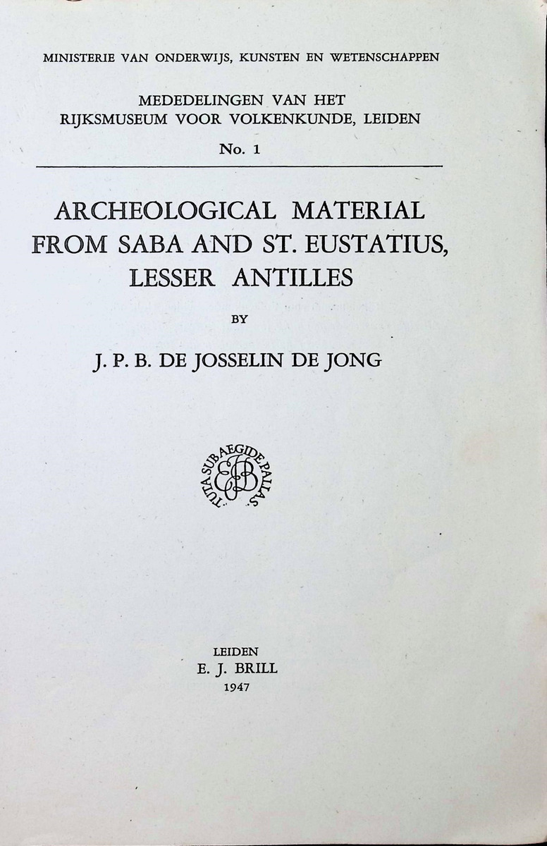 Archeological Material from Saba and St. Eustatius, Lesser Antilles - New Page