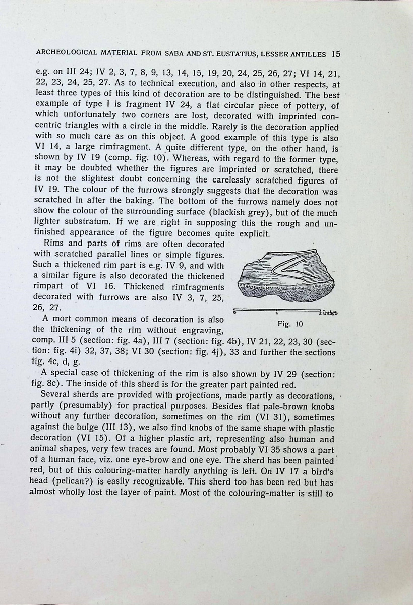 Archeological Material from Saba and St. Eustatius, Lesser Antilles - New Page