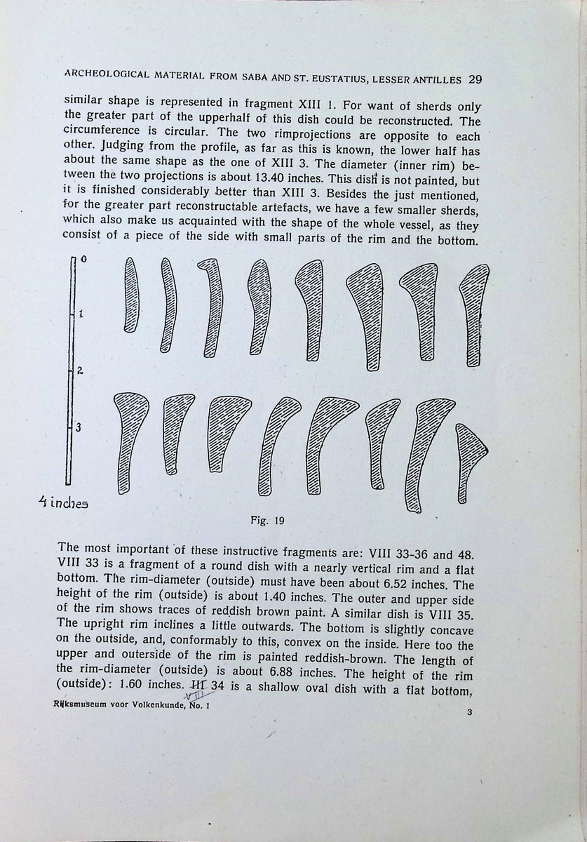 Archeological Material from Saba and St. Eustatius, Lesser Antilles - New Page