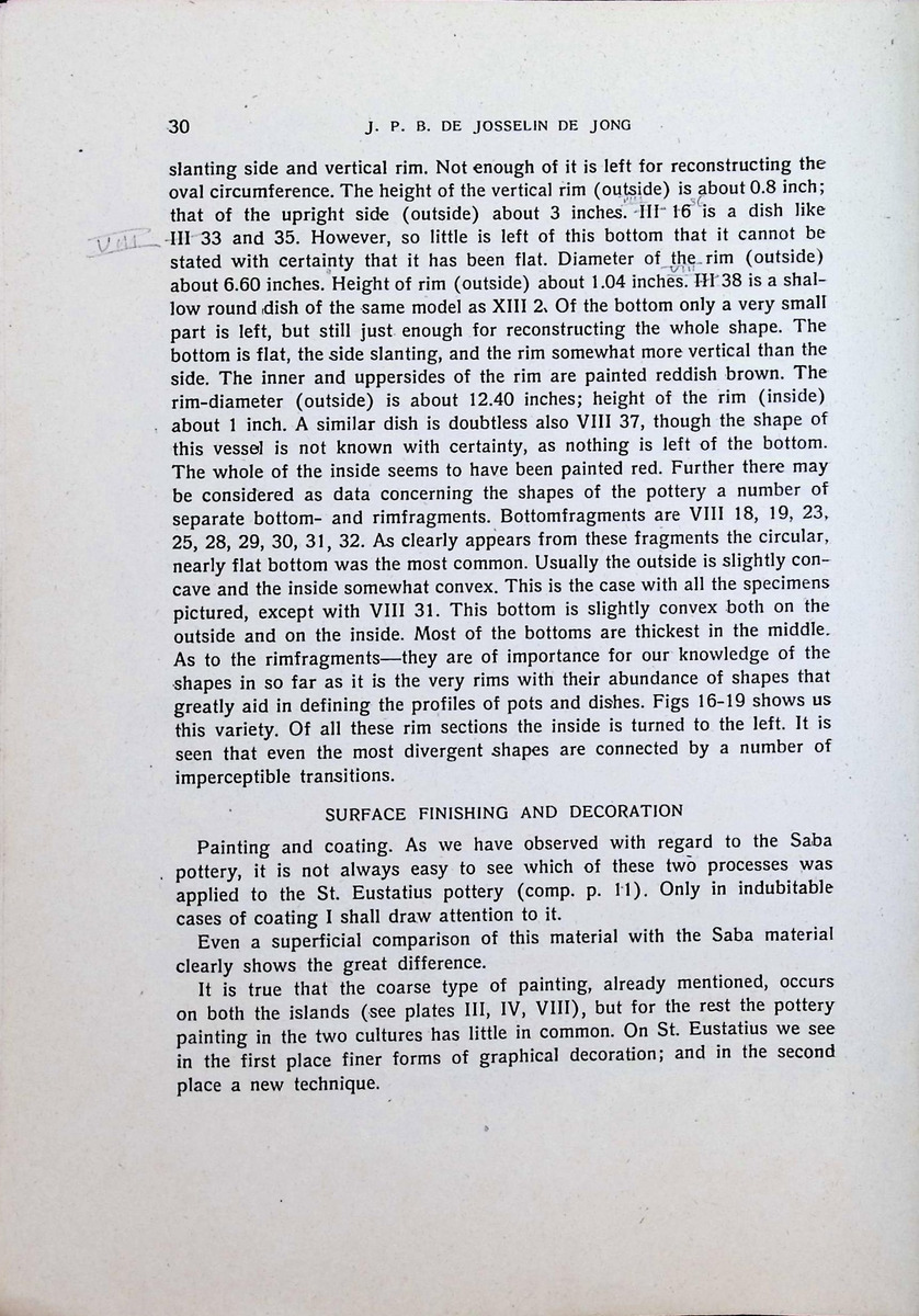 Archeological Material from Saba and St. Eustatius, Lesser Antilles - New Page