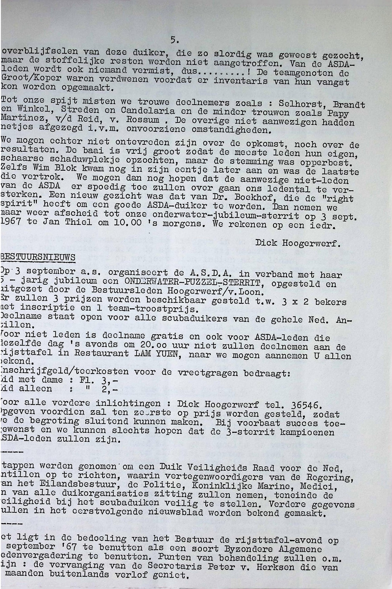 ASDA - Antillian Scuba Diving Association - 1967, nrs augustus-december - New Page