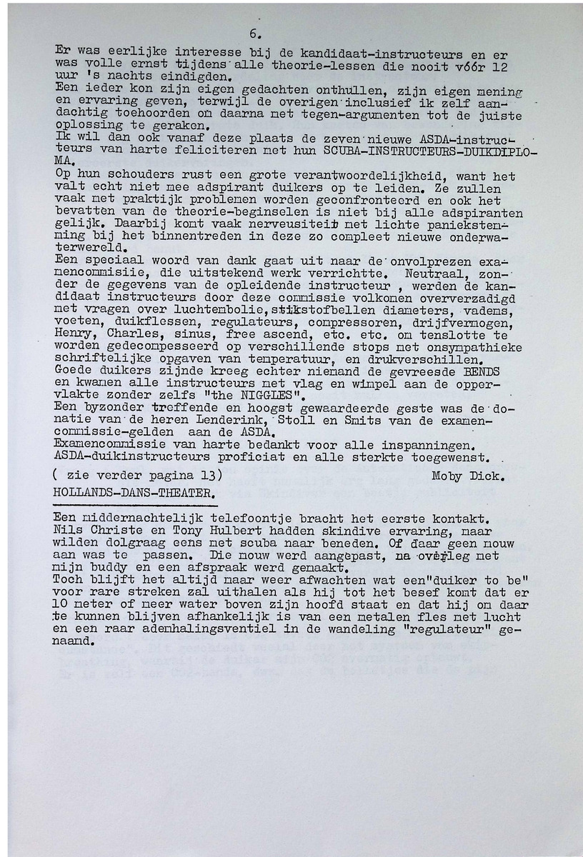 ASDA - Antillian Scuba Diving Association - 1968, nrs januari-december - New Page