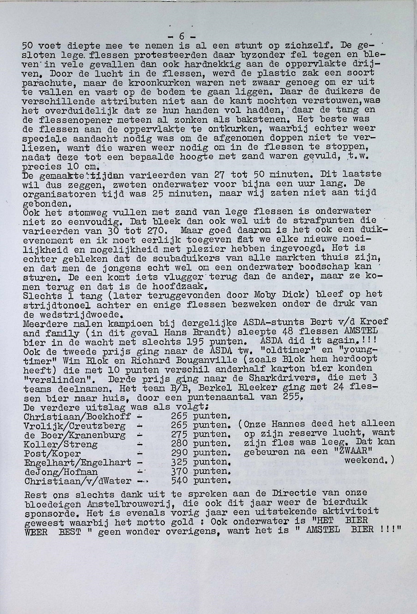 ASDA - Antillian Scuba Diving Association - 1968, nrs januari-december - New Page