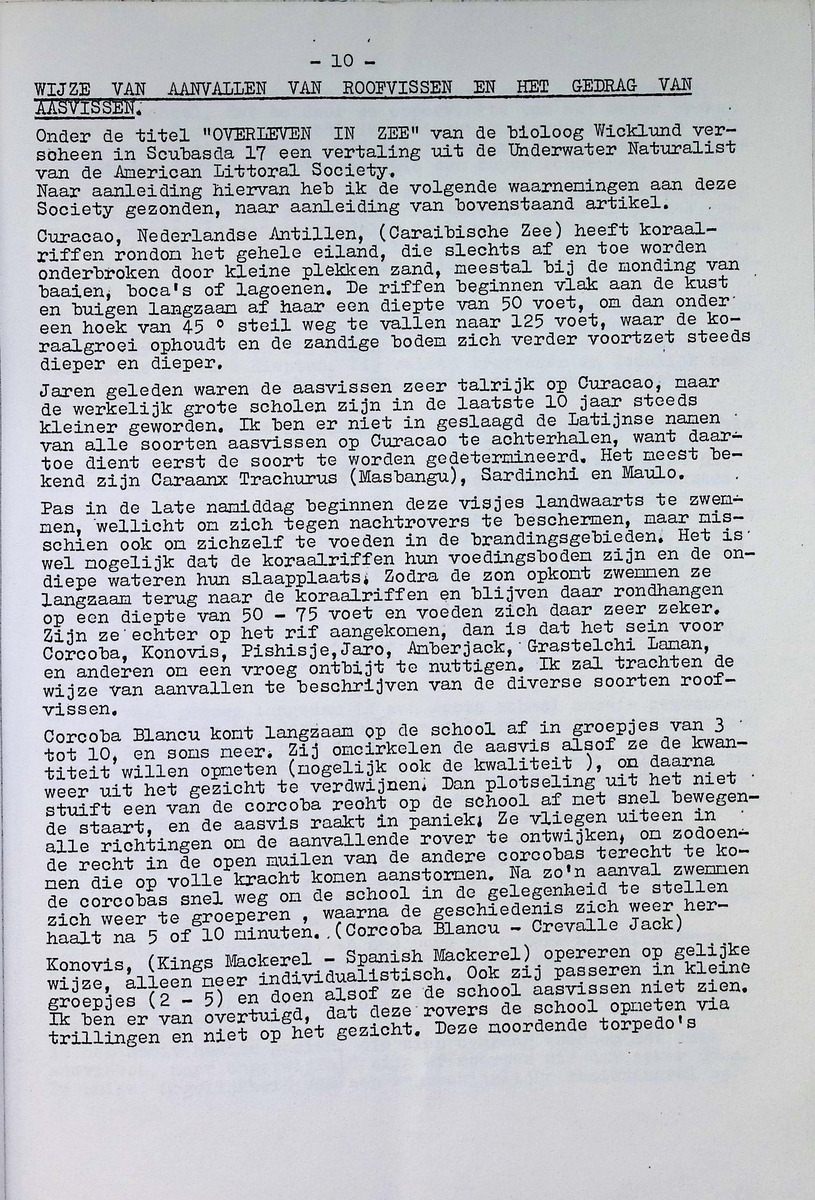 ASDA - Antillian Scuba Diving Association - 1968, nrs januari-december - New Page