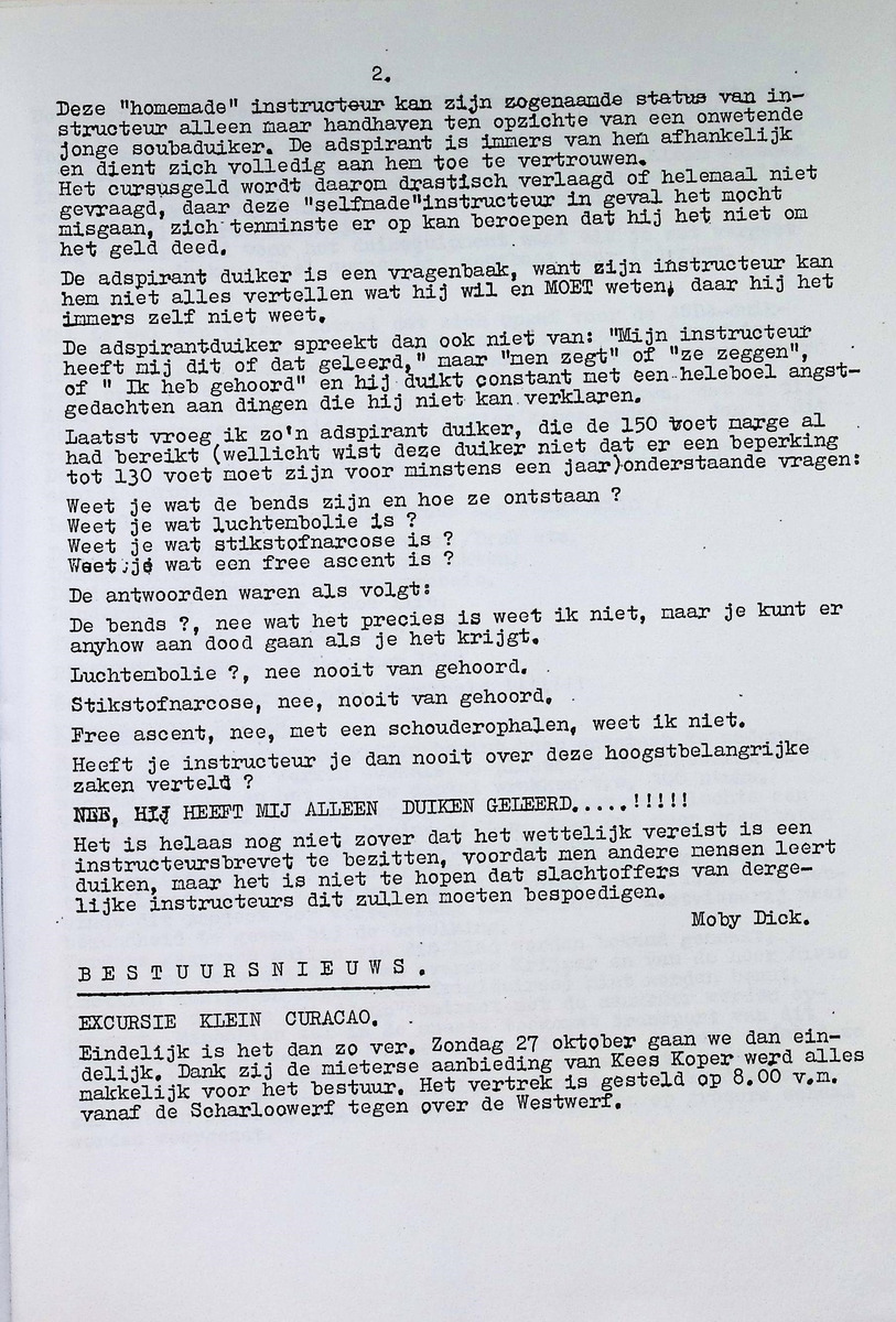 ASDA - Antillian Scuba Diving Association - 1968, nrs januari-december - New Page