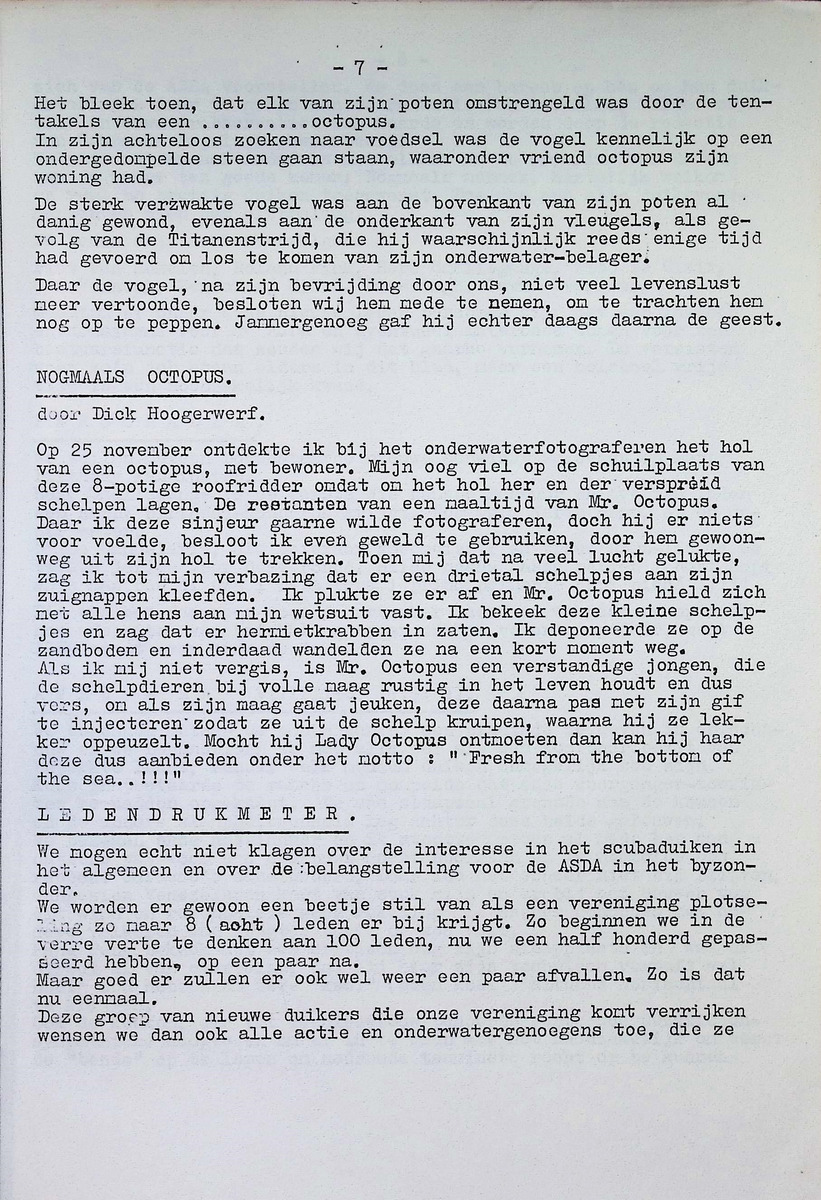 ASDA - Antillian Scuba Diving Association - 1968, nrs januari-december - New Page