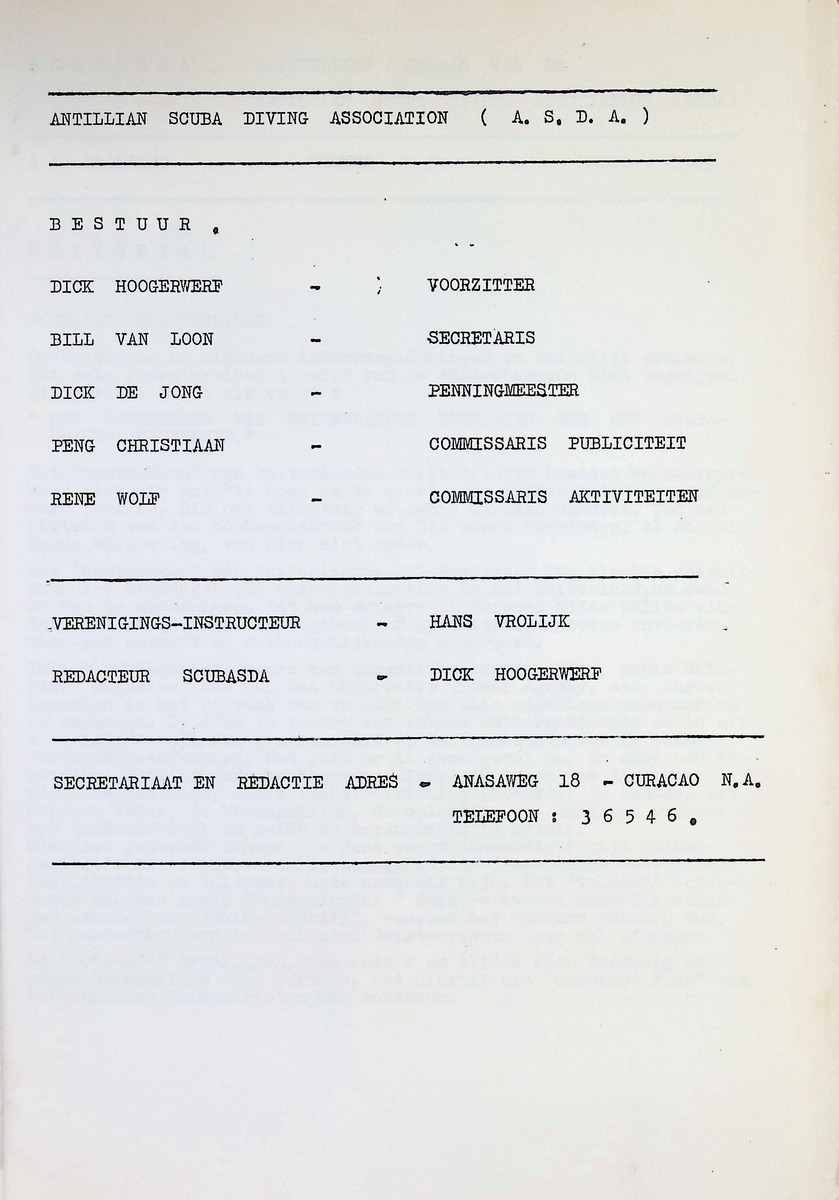 ASDA - Antillian Scuba Diving Association - 1969, nrs januari-april - New Page