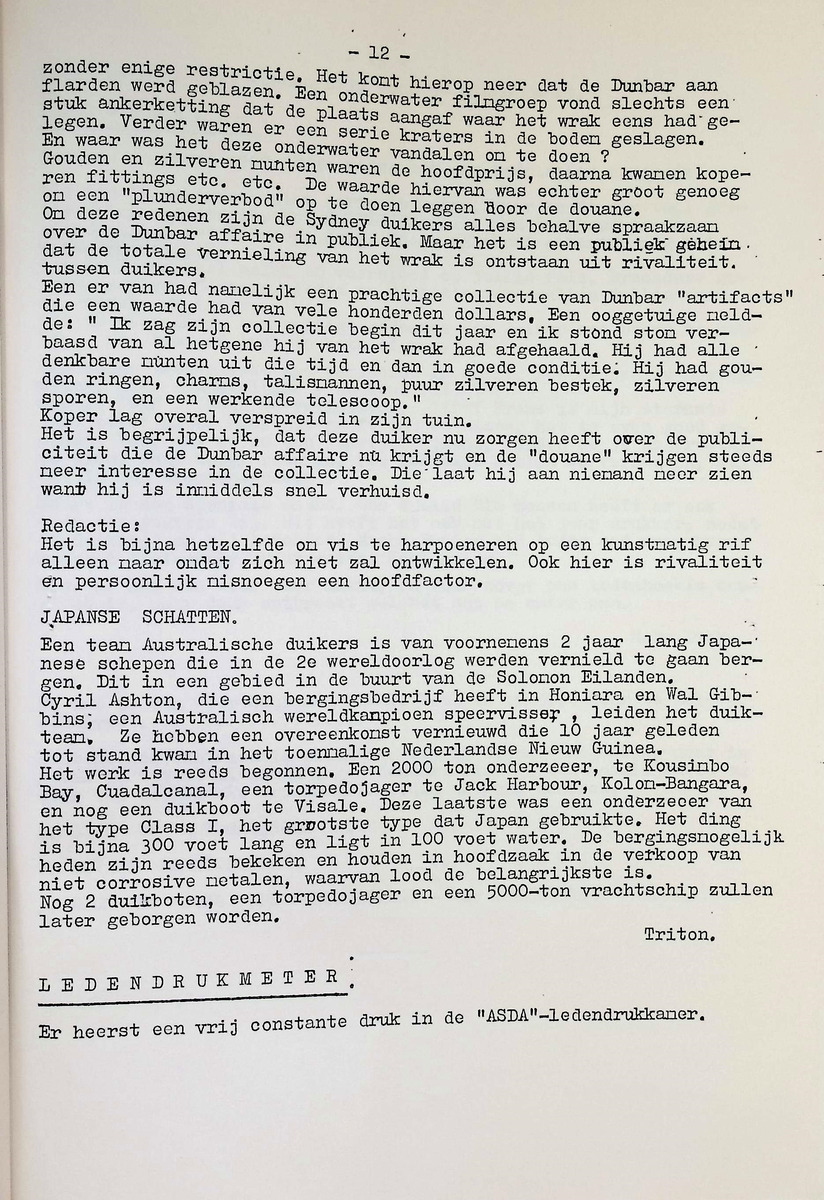 ASDA - Antillian Scuba Diving Association - 1969, nrs januari-april - New Page