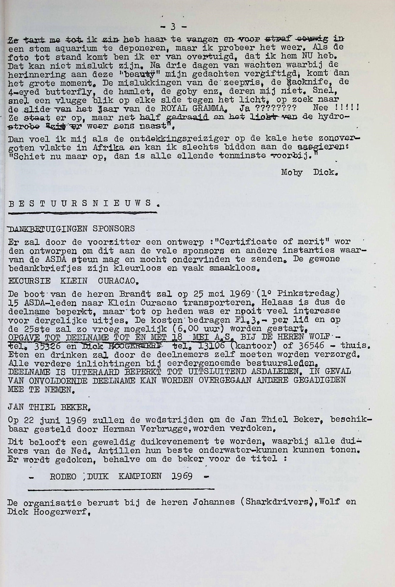 ASDA - Antillian Scuba Diving Association - 1969, nrs januari-april - New Page