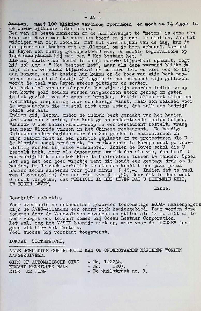ASDA - Antillian Scuba Diving Association - 1969, nrs januari-april - New Page