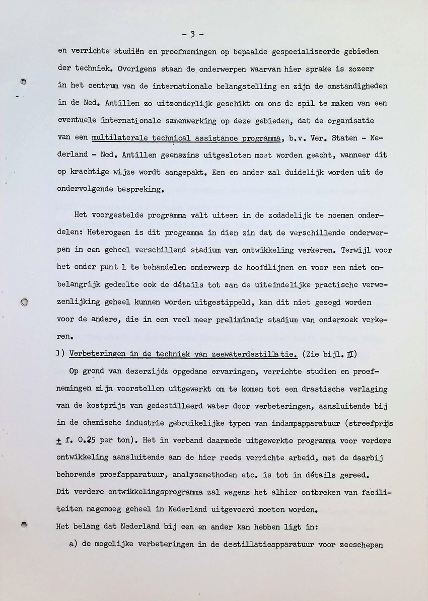 "Water en Wind" - Een "Technical Assistance" Programma voor de Nederlandse Antillen - New Page