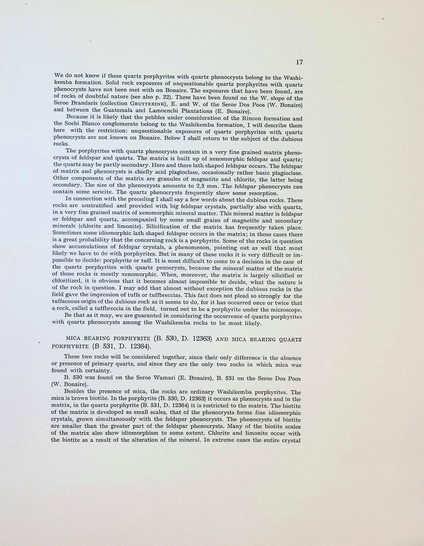 Geology and Paleontology of Bonaire (D.W.I.) - New Page