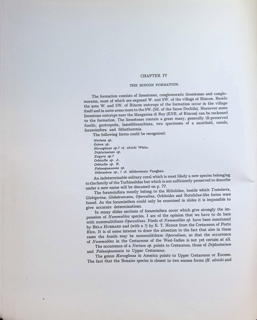 Geology and Paleontology of Bonaire (D.W.I.) - New Page