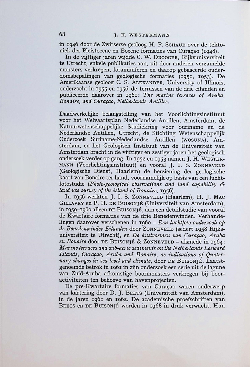 Geologisch onderzoek van de Nederlandse Antillen: 1945-1965  - in de Nieuwe West-Indische Gids, 46e jaargang, no.1. p.65 - New Page